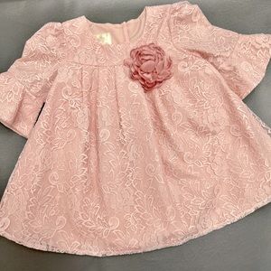 Laura Ashley of London 12M Dress with Flare sleeves - Lined